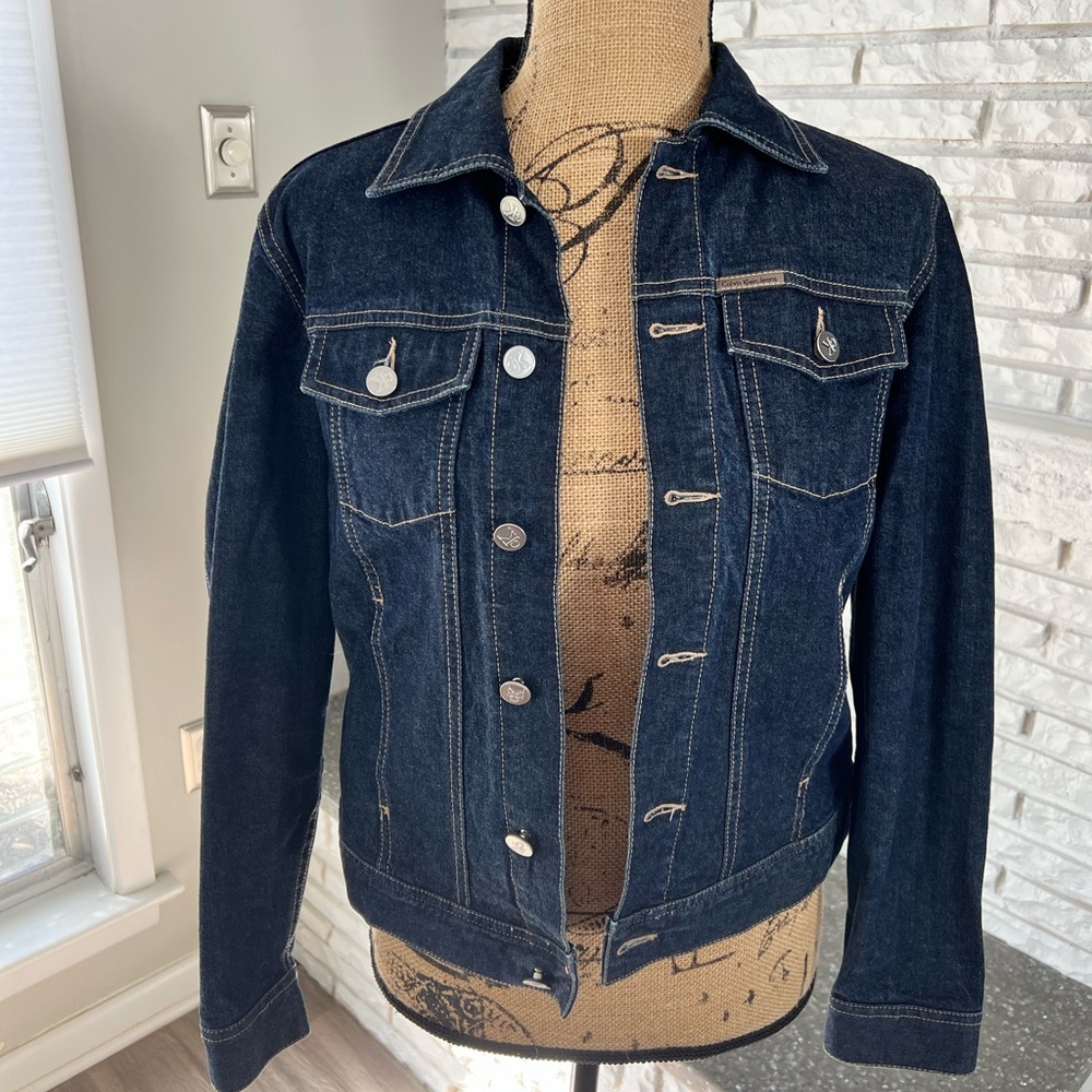 Calvin Klein Vintage Jean Denim Jacket Sz S